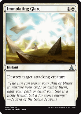 Immolating Glare (Oath of the Gatewatch) Medium Play