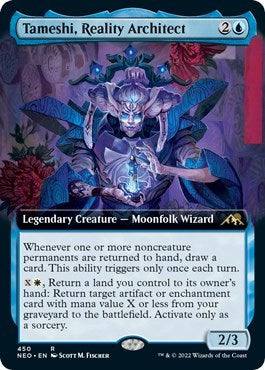 Tameshi, Reality Architect (Extended Art) (Kamigawa: Neon Dynasty) Near Mint