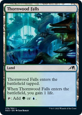 Thornwood Falls (Kamigawa: Neon Dynasty) Near Mint