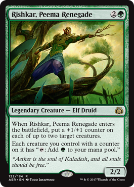 Rishkar, Peema Renegade (Aether Revolt) Light Play