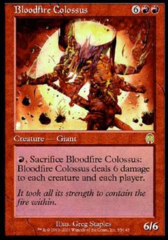 Bloodfire Colossus (Apocalypse) Medium Play