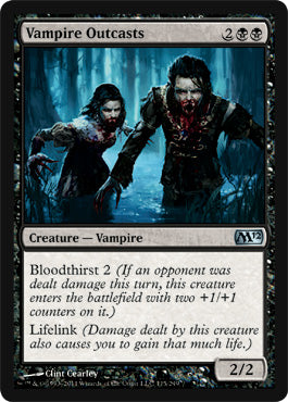 Vampire Outcasts (Magic 2012 Core Set) Heavy Play