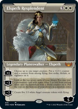 Elspeth Resplendent (Showcase) (Etched Foil) (Streets of New Capenna) Near Mint Foil