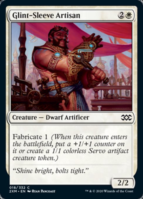 Glint-Sleeve Artisan (Double Masters) Near Mint Foil