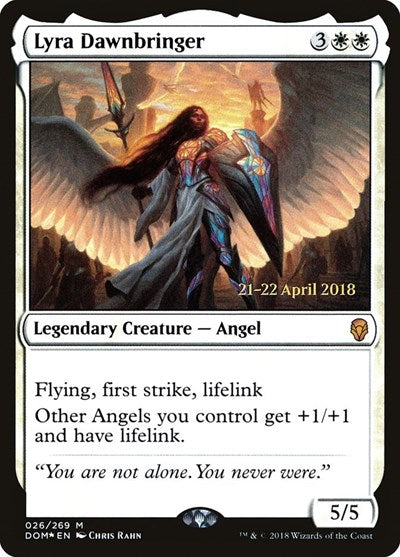 Lyra Dawnbringer (Promos: Prerelease Cards) Light Play Foil
