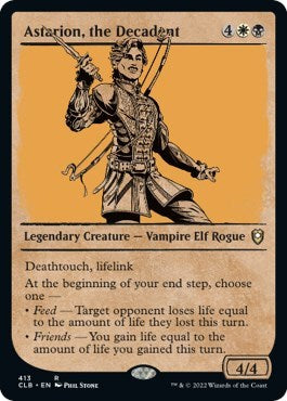 Astarion, the Decadent (Showcase) (Commander Legends: Battle for Baldur's Gate) Near Mint