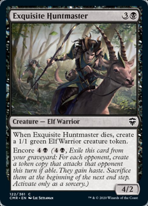 Exquisite Huntmaster (Commander Legends) Light Play Foil