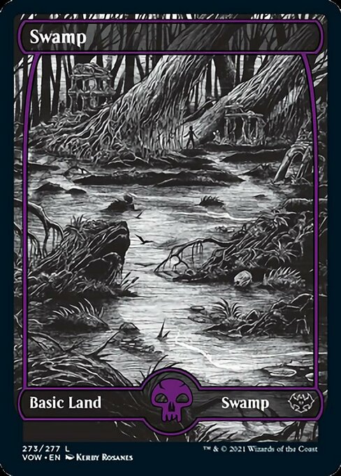 Swamp (273) (Innistrad: Crimson Vow) Medium Play Foil