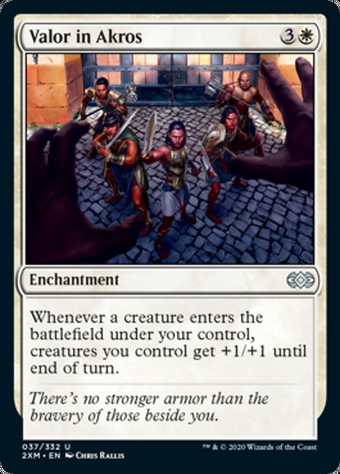 Valor in Akros (Double Masters) Near Mint