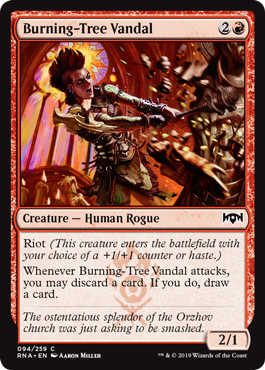 Burning-Tree Vandal (Ravnica Allegiance) Near Mint