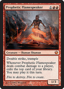 Prophetic Flamespeaker (Journey into Nyx) Near Mint Foil