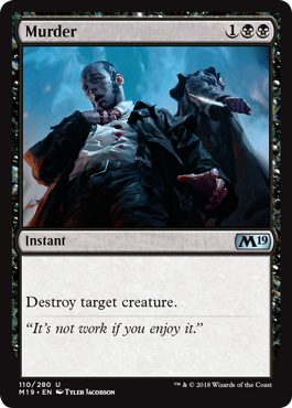Murder (Magic 2019 Core Set) Near Mint