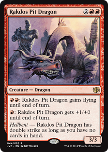 Rakdos Pit Dragon (Duel Decks Anthology: Jace vs Chandra) Heavy Play