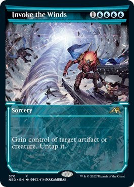 Invoke the Winds (Showcase) (Kamigawa: Neon Dynasty) Near Mint