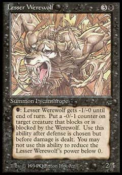 Lesser Werewolf (Legends) Near Mint
