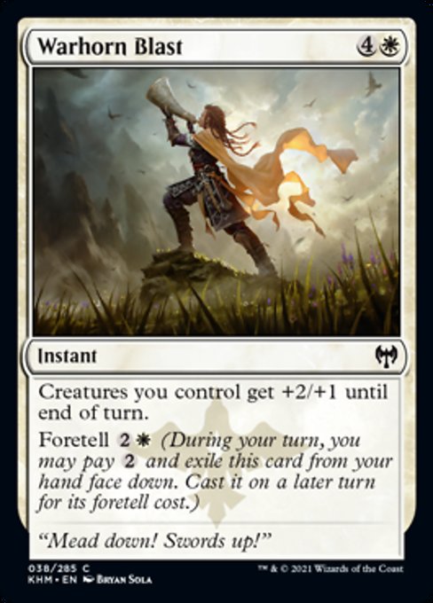 Warhorn Blast (Kaldheim) Near Mint Foil