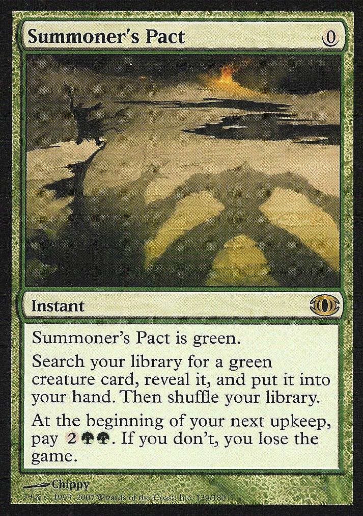 Summoner's Pact (Futuresight) Light Play