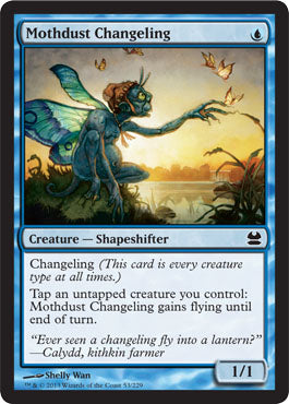 Mothdust Changeling (Modern Masters) Light Play