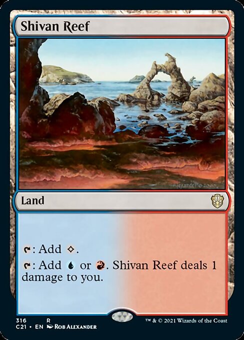 Shivan Reef (Commander 2021 Strixhaven) Near Mint
