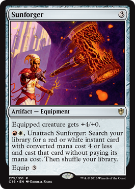 Sunforger (Commander 2016 Edition) Light Play