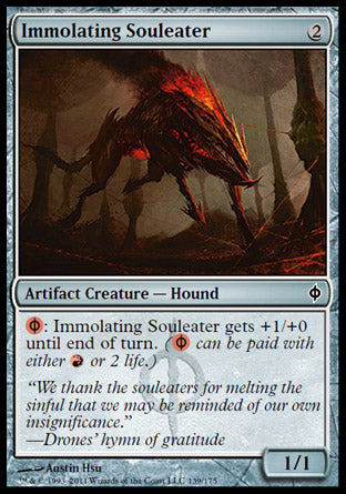 Immolating Souleater (New Phyrexia) Near Mint