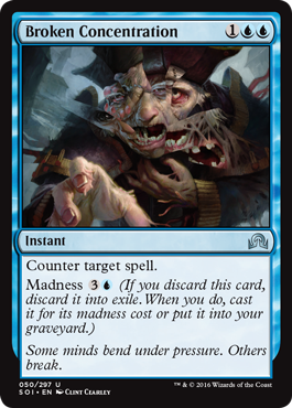 Broken Concentration (Shadows Over Innistrad) Near Mint