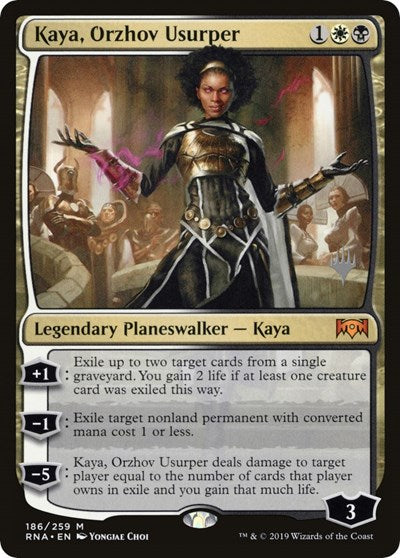 Kaya, Orzhov Usurper (Promo Pack: Throne of Eldraine) Near Mint