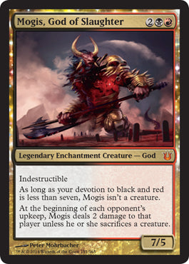 Mogis, God of Slaughter (Born of the Gods) Near Mint Foil