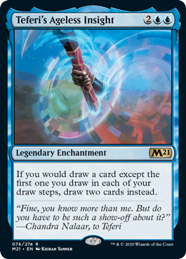 Teferi's Ageless Insight (Magic 2021 Core Set) Medium Play