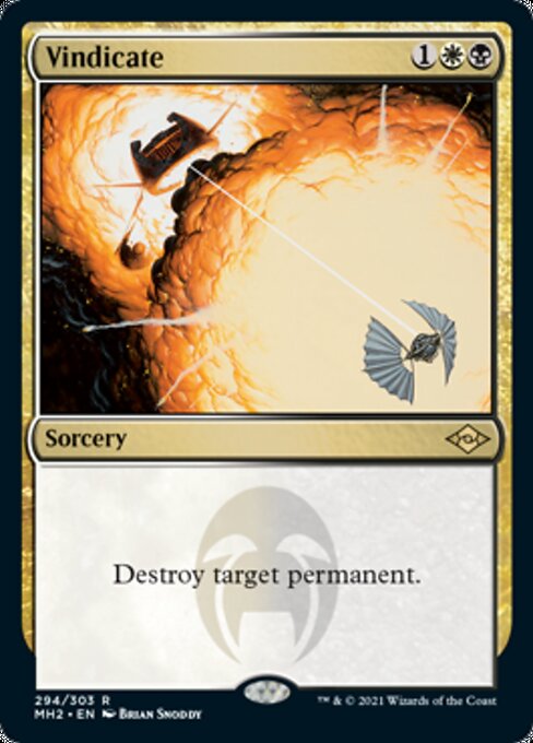 Vindicate (Modern Horizons 2) Near Mint Foil