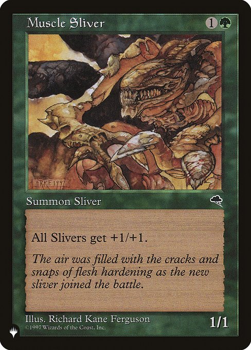 Muscle Sliver (The List) Near Mint