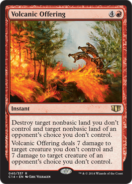 Volcanic Offering (Commander 2014 Edition) Near Mint
