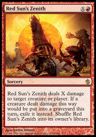 Red Sun's Zenith (Mirrodin Besieged) Light Play