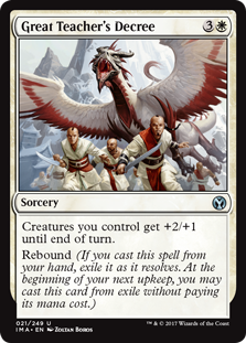 Great Teacher's Decree (Iconic Masters) Medium Play