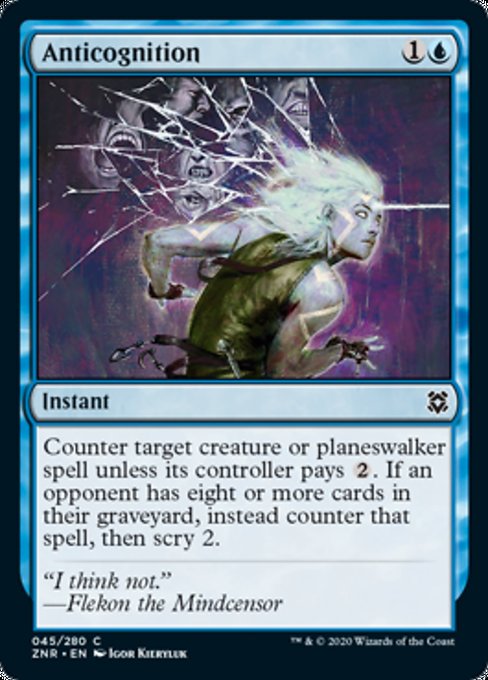 Anticognition (Zendikar Rising) Medium Play