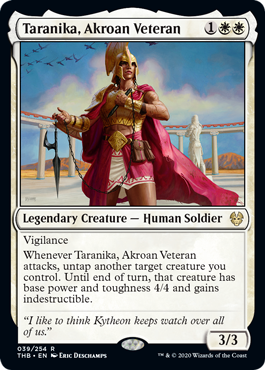 Taranika, Akroan Veteran (Theros Beyond Death) Light Play