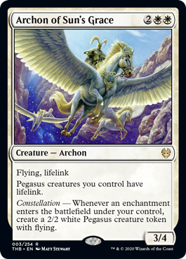Archon of Sun's Grace (Theros Beyond Death) Medium Play