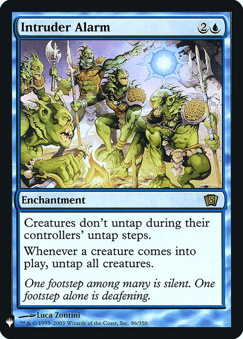 Intruder Alarm (Mystery Booster Retail Edition Foils) Light Play Foil