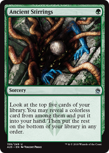 Ancient Stirrings (Masters 25) Near Mint Foil