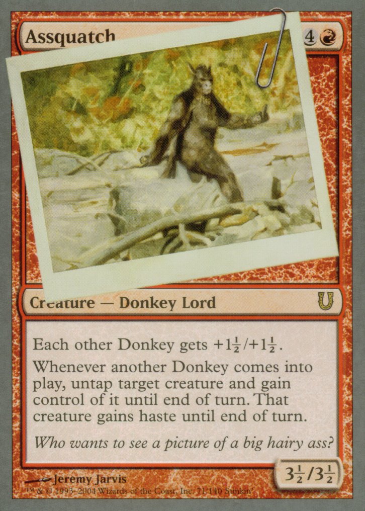 Assquatch (Unhinged) Near Mint