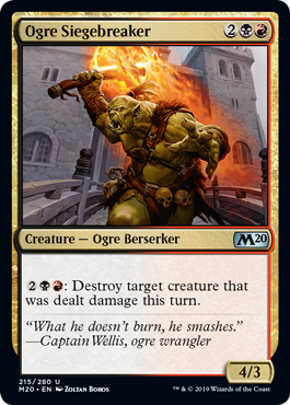 Ogre Siegebreaker (Magic 2020 Core Set) Near Mint