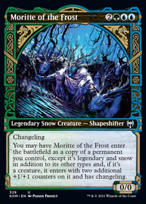 Moritte of the Frost (Showcase) (Kaldheim) Medium Play Foil