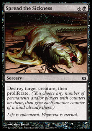 Spread the Sickness (Mirrodin Besieged) Medium Play