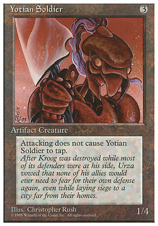 Yotian Soldier (4th Edition) Medium Play