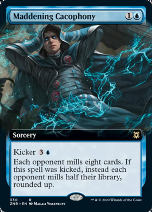 Maddening Cacophony (Extended Art) (Zendikar Rising) Near Mint Foil