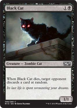 Black Cat (Magic 2015 Core Set) Light Play