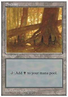 Swamp (5th Edition) Light Play