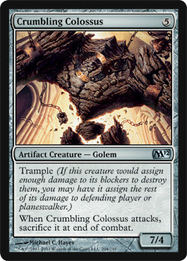 Crumbling Colossus (Magic 2012 Core Set) Medium Play