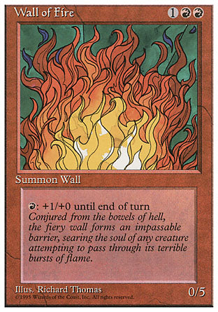 Wall of Fire (4th Edition) Medium Play