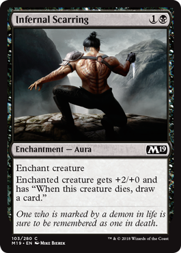 Infernal Scarring (Magic 2019 Core Set) Near Mint